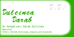 dulcinea darab business card